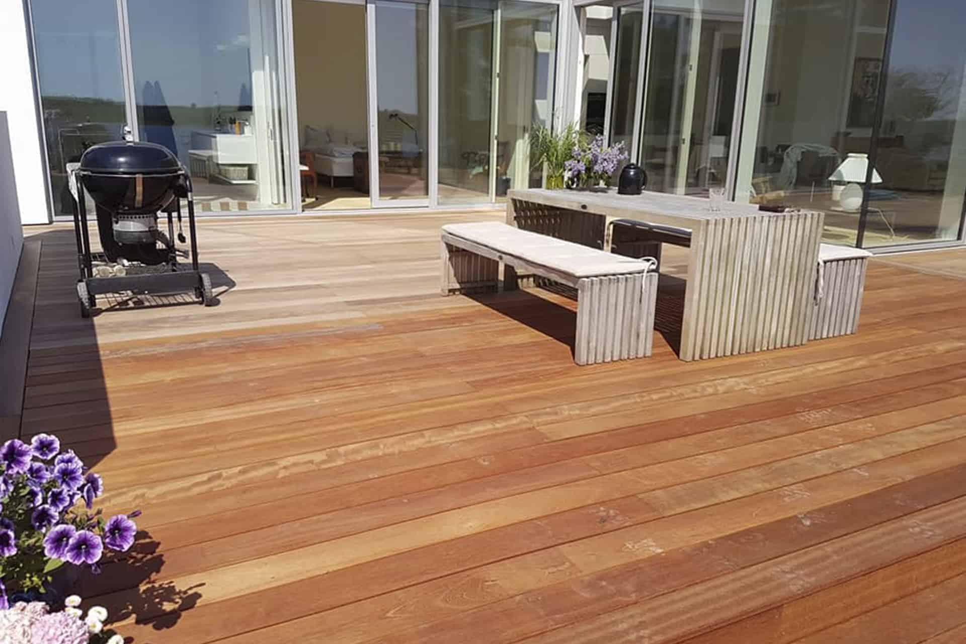 Ny træterrasse